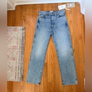 KHAITE Light Blue Straight-Leg Women’s Abigail Jeans